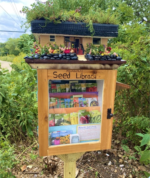 Seed Library decorated box